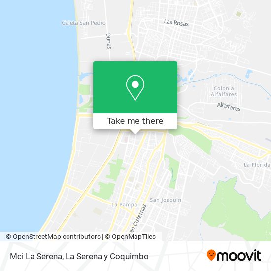 Mci La Serena map