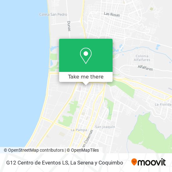 Mapa de G12 Centro de Eventos LS