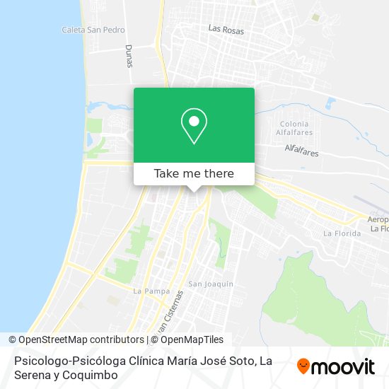Psicologo-Psicóloga Clínica María José Soto map
