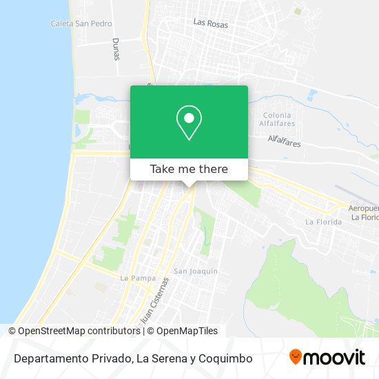 Mapa de Departamento Privado