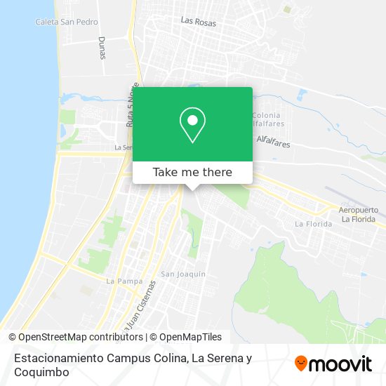 Mapa de Estacionamiento Campus Colina
