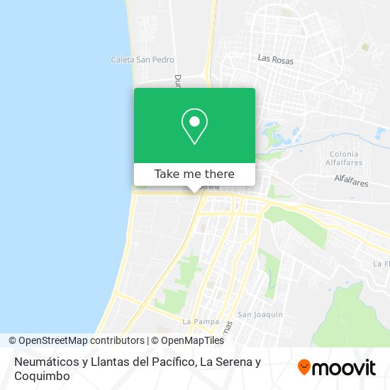 Neumáticos y Llantas del Pacífico map
