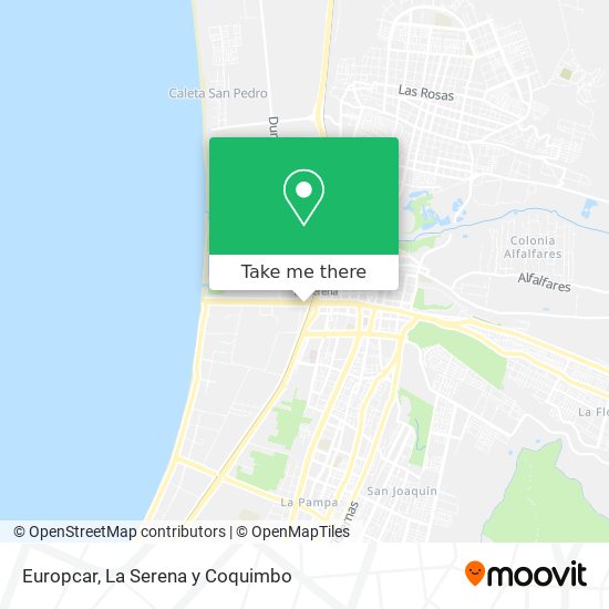 Europcar map