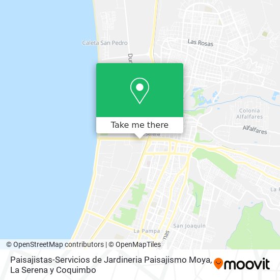 Mapa de Paisajistas-Servicios de Jardineria Paisajismo Moya