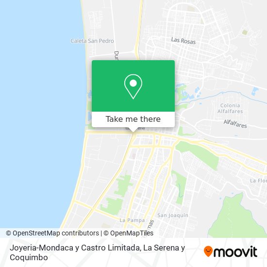 Joyeria-Mondaca y Castro Limitada map
