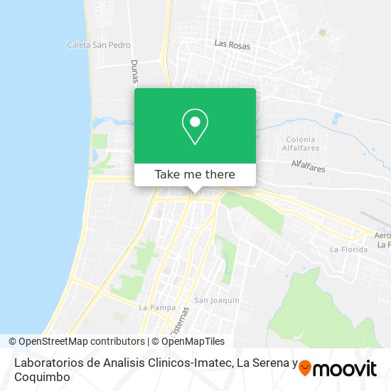 Laboratorios de Analisis Clinicos-Imatec map
