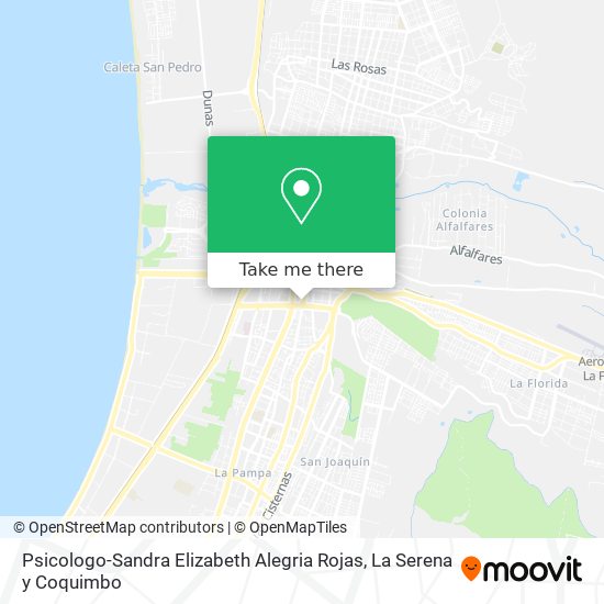 Psicologo-Sandra Elizabeth Alegria Rojas map