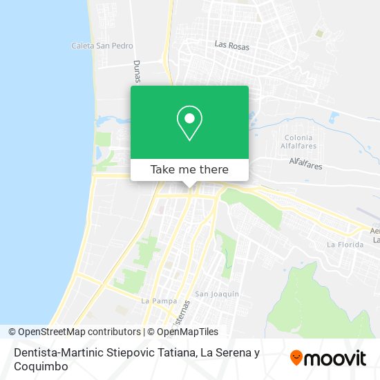 Dentista-Martinic Stiepovic Tatiana map