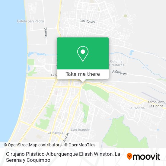 Mapa de Cirujano Plástico-Alburquenque Eliash Winston