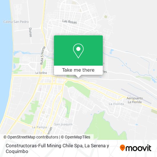 Constructoras-Full Mining Chile Spa map