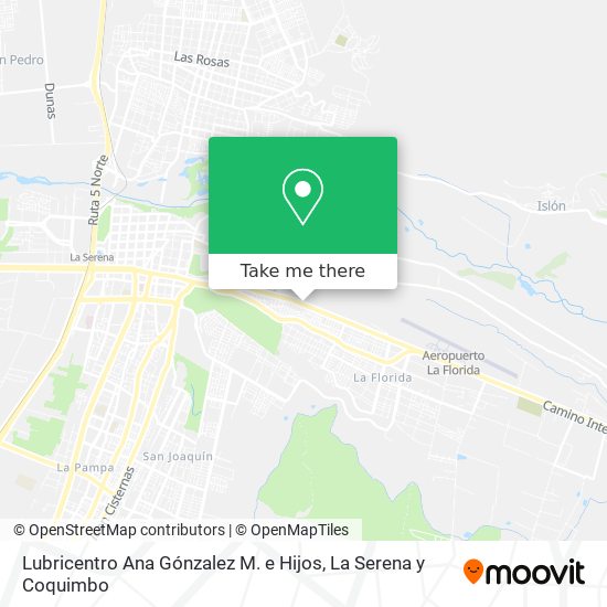Lubricentro Ana Gónzalez M. e Hijos map