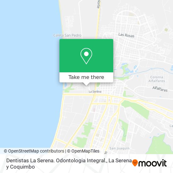 Dentistas La Serena. Odontologia Integral. map