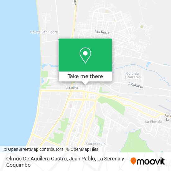 Olmos De Aguilera Castro, Juan Pablo map