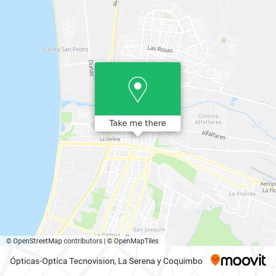 Ópticas-Optica Tecnovision map
