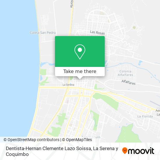 Dentista-Hernan Clemente Lazo Soissa map