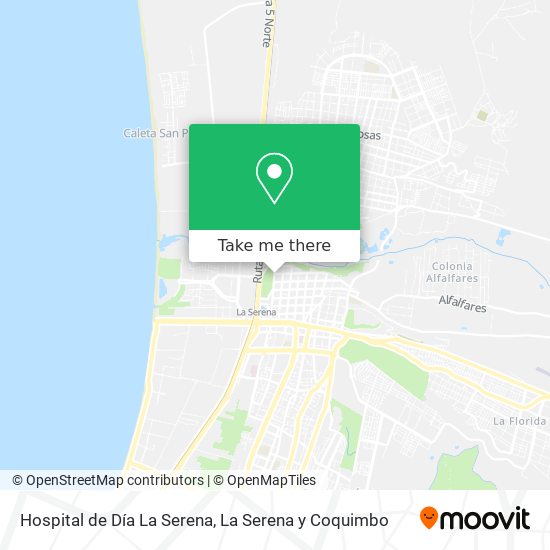 Hospital de Día La Serena map