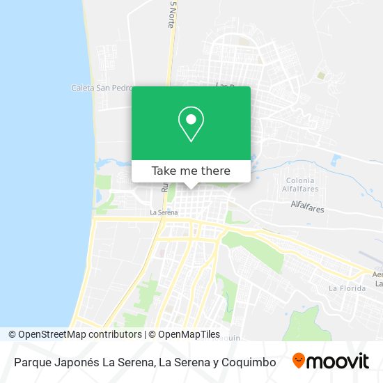 Parque Japonés La Serena map