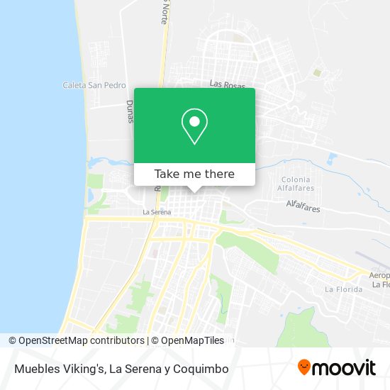 Muebles Viking's map
