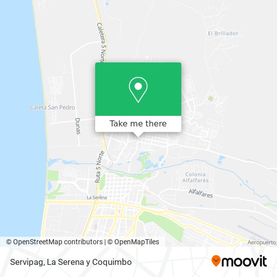 Mapa de Servipag