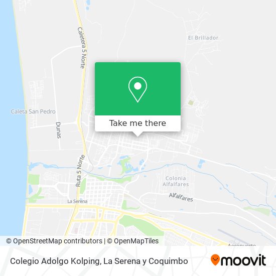 Mapa de Colegio Adolgo Kolping