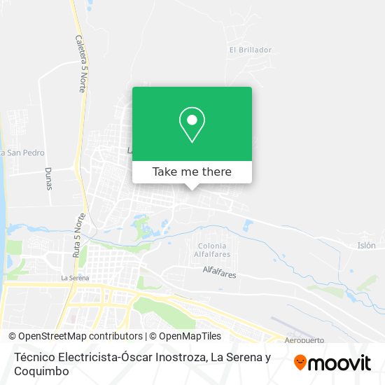 Técnico Electricista-Óscar Inostroza map