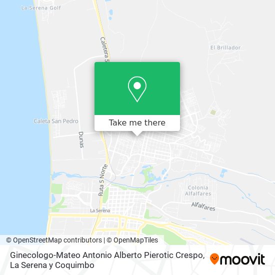 Ginecologo-Mateo Antonio Alberto Pierotic Crespo map