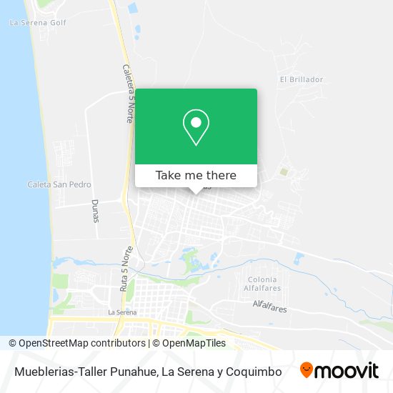 Mapa de Mueblerias-Taller Punahue