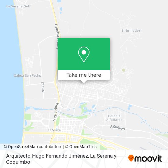 Mapa de Arquitecto-Hugo Fernando Jiménez