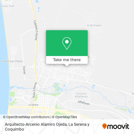 Mapa de Arquitecto-Arcenio Alamiro Ojeda