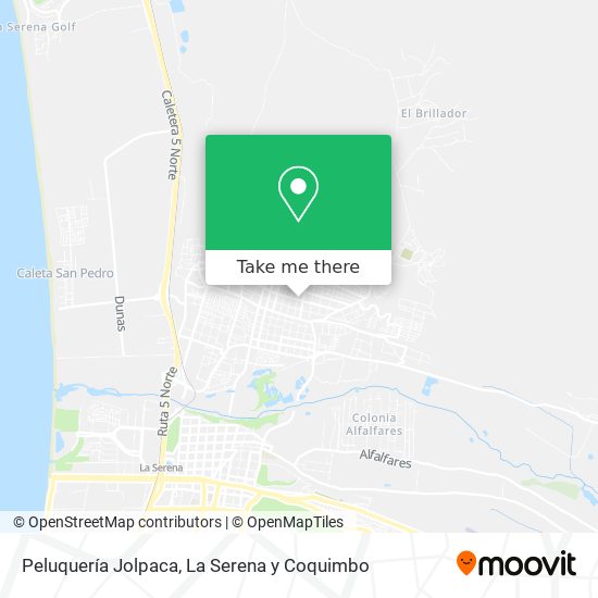 Mapa de Peluquería Jolpaca