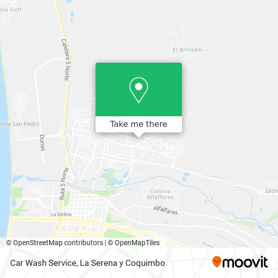 Mapa de Car Wash Service