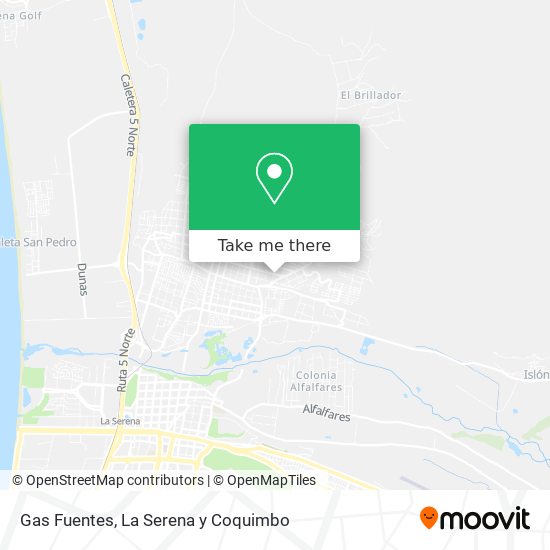 Gas Fuentes map