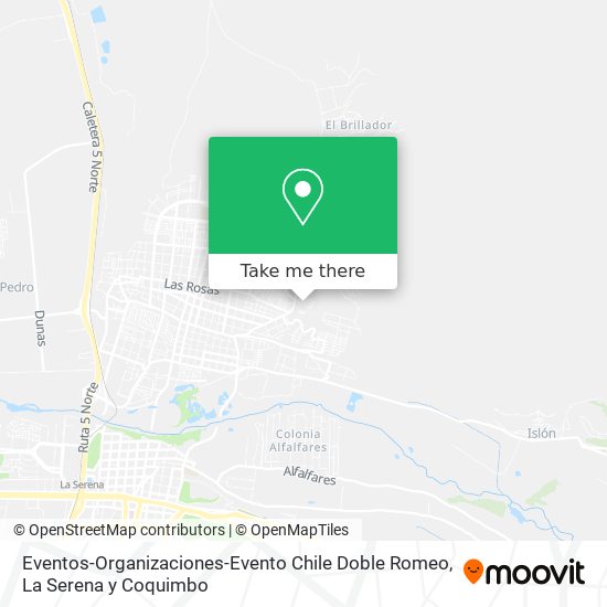 Eventos-Organizaciones-Evento Chile Doble Romeo map