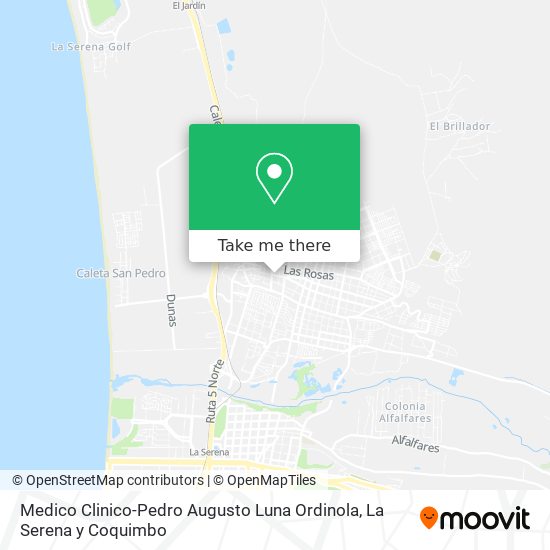 Mapa de Medico Clinico-Pedro Augusto Luna Ordinola