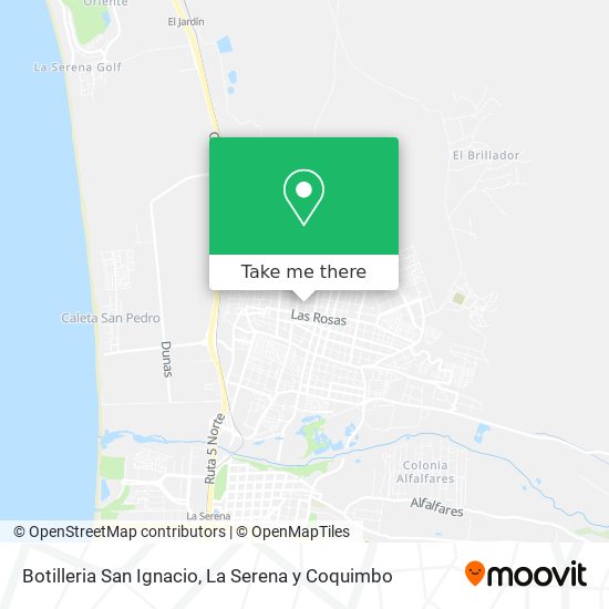 Botilleria San Ignacio map