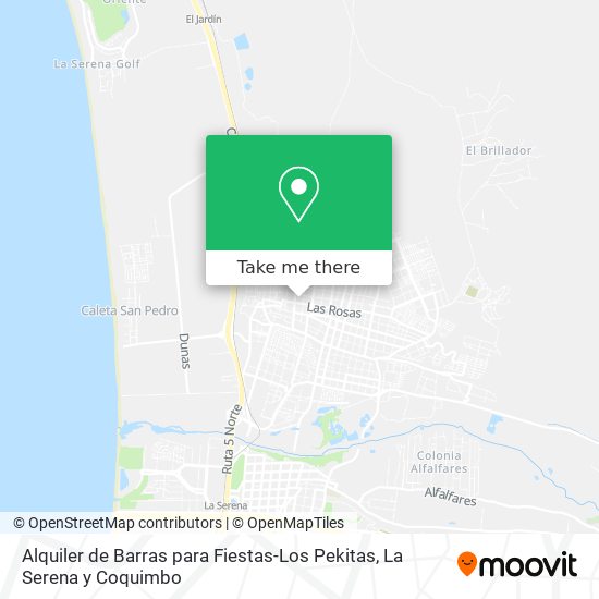 Alquiler de Barras para Fiestas-Los Pekitas map
