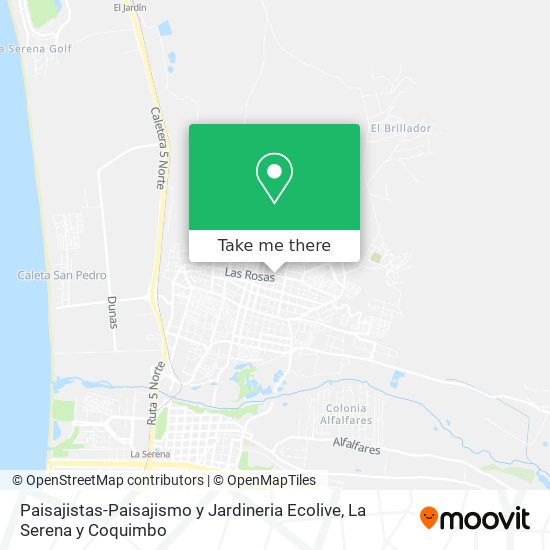Mapa de Paisajistas-Paisajismo y Jardineria Ecolive