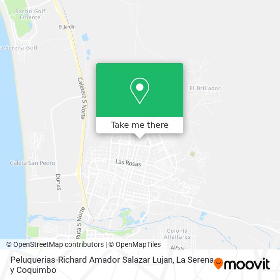 Peluquerias-Richard Amador Salazar Lujan map