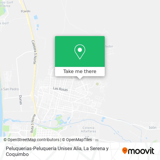 Mapa de Peluquerias-Peluquería Unisex Alia