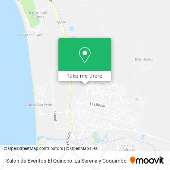 Salon de Eventos El Quincho map