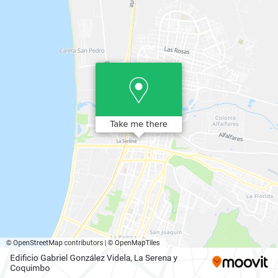 Mapa de Edificio Gabriel González Videla