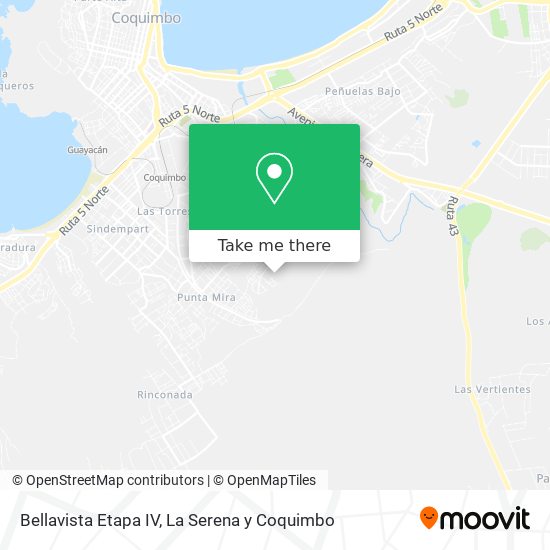 Mapa de Bellavista Etapa IV