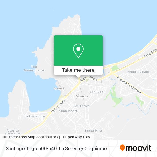 Mapa de Santiago Trigo 500-540