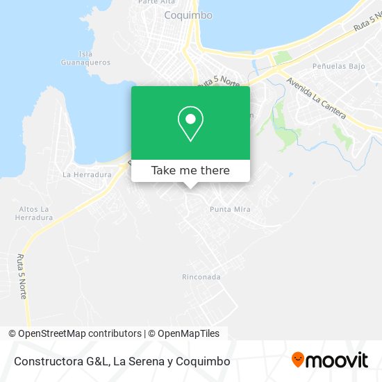 Constructora G&L map