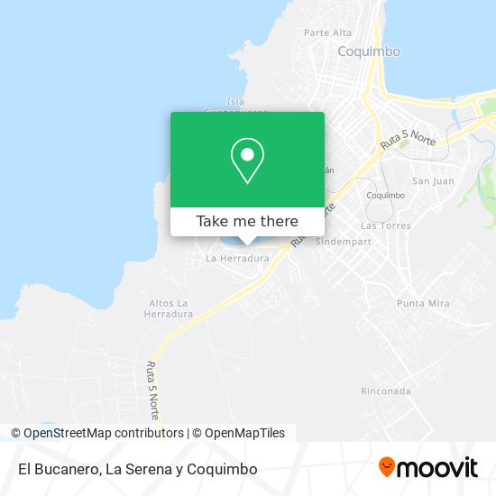 El Bucanero map