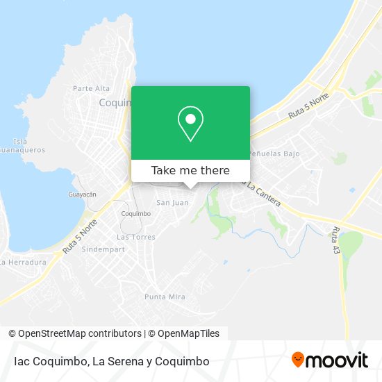 Iac Coquimbo map