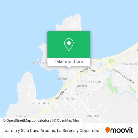 Jardín y Sala Cuna Arcoiris map