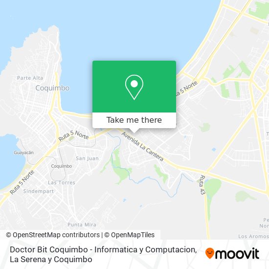 Mapa de Doctor Bit Coquimbo - Informatica y Computacion