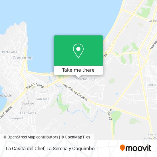 La Casita del Chef map