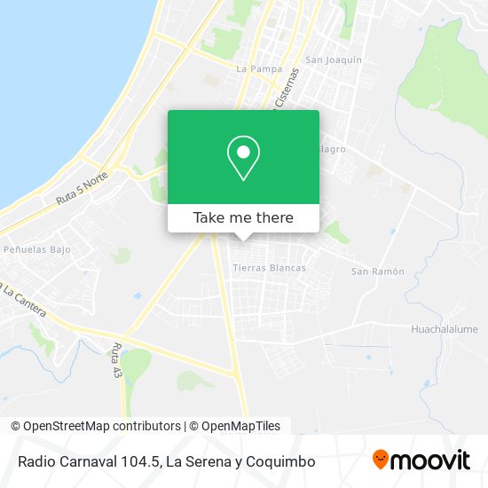 Radio Carnaval 104.5 map
